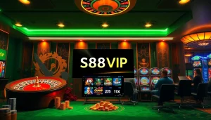 S88VIP online gambling platform featuring engaging casino games and vibrant atmosphere.