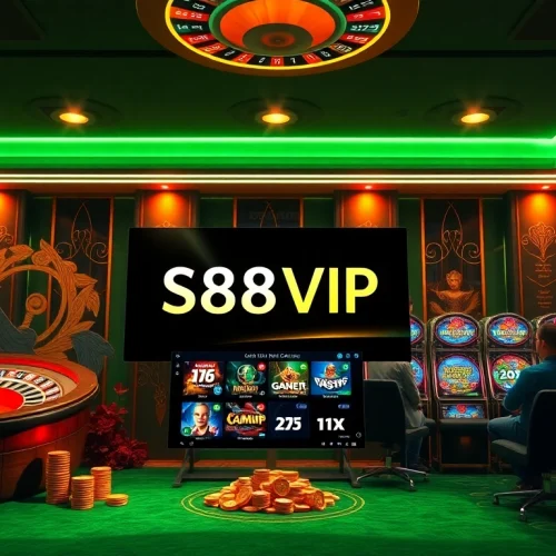 S88VIP online gambling platform featuring engaging casino games and vibrant atmosphere.