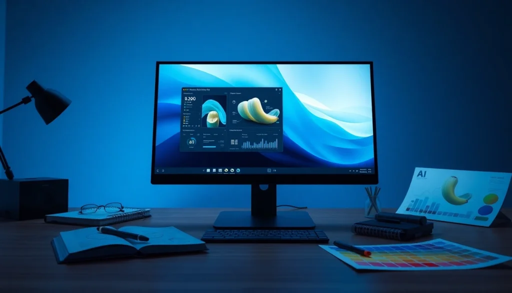 Nano Banana Pro interface exemplifying advanced AI image editing features in a modern workspace.