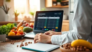 Use the calorie calculator to determine your daily calorie needs with fresh ingredients in view.