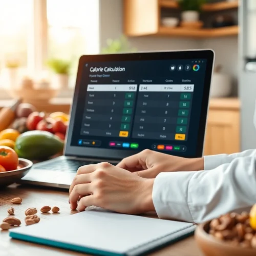 Use the calorie calculator to determine your daily calorie needs with fresh ingredients in view.