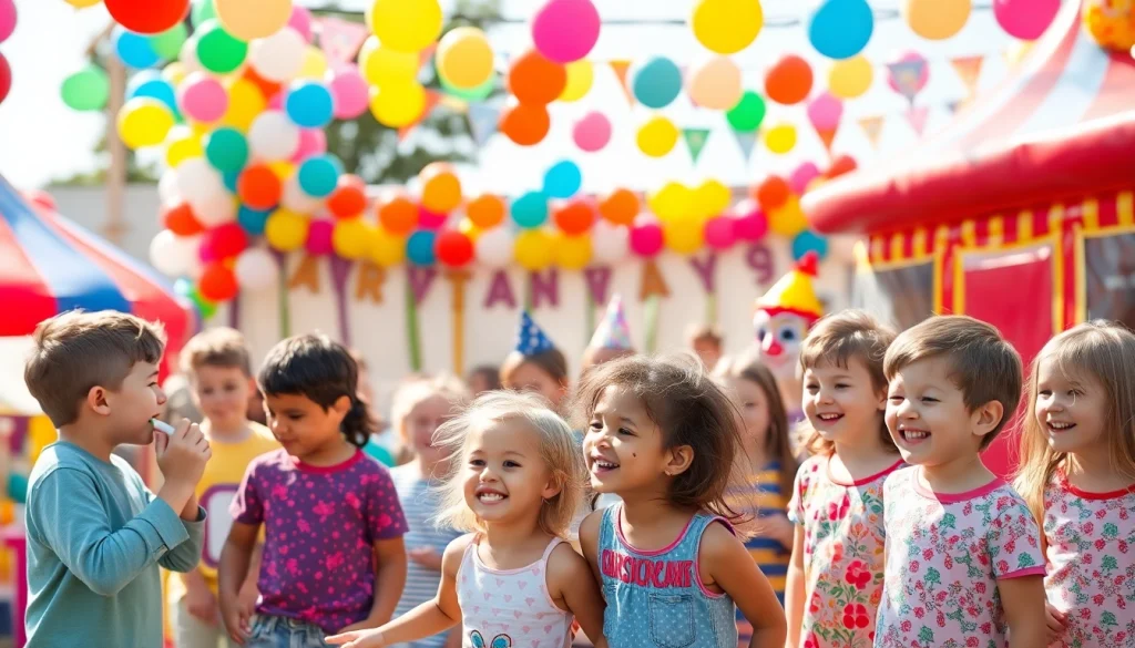 Experience joyous entertainment at https://www.tcspecialentertainment4u.com with children delighting in party activities.