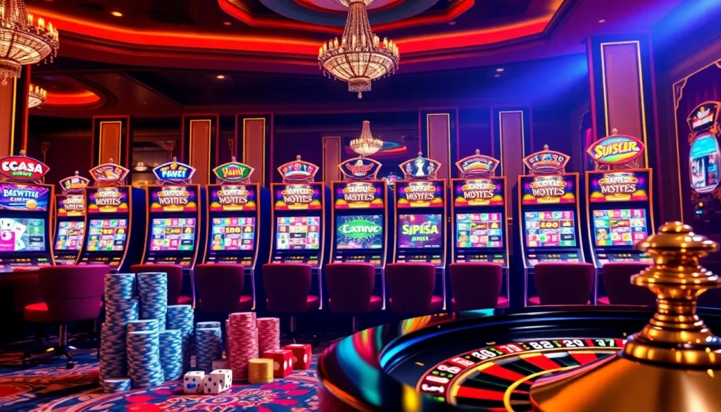 Engage with thrilling slot online experiences at a luxurious casino atmosphere.