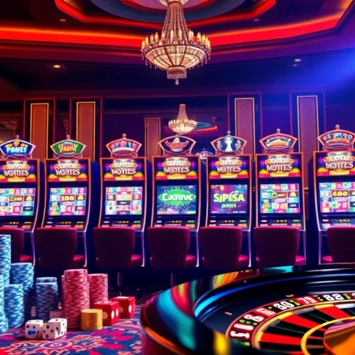 Engage with thrilling slot online experiences at a luxurious casino atmosphere.