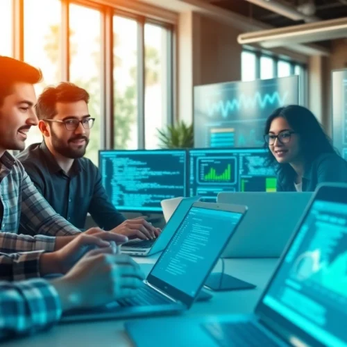 Hire .Net Maui developers delivering high-quality applications in a collaborative workspace.