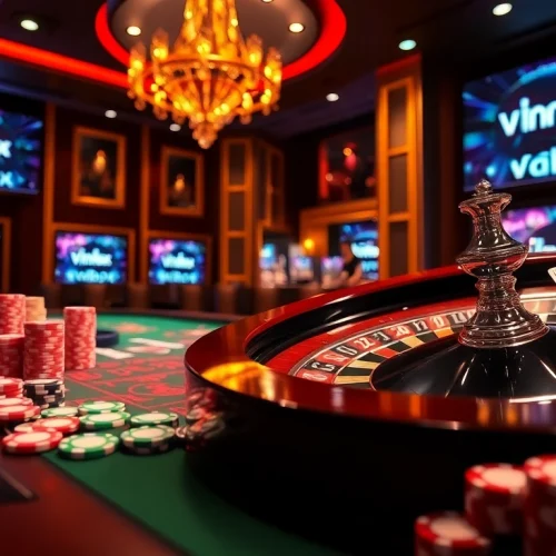 Experience the thrill of gambling with Link vào vmax at a luxurious casino table.