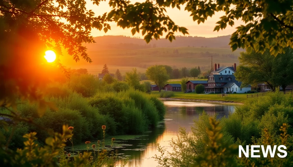 Engaging visual of Southern Maryland Chronicle representing local news and serene landscapes.