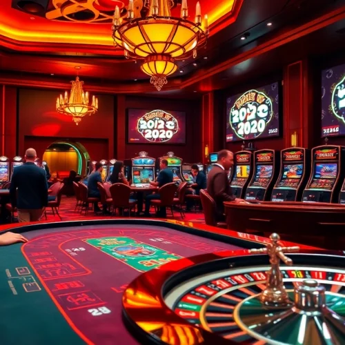 Excited players at a luxurious casino featuring slot machines and poker tables highlighting hidden wiki 2026.