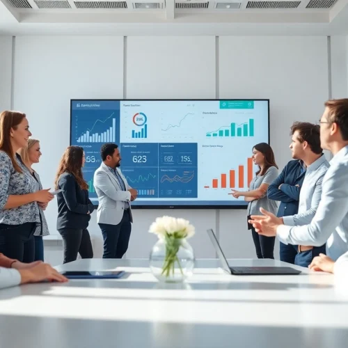 Engaging professionals strategizing digital marketing at https://www.maeden.com/en.