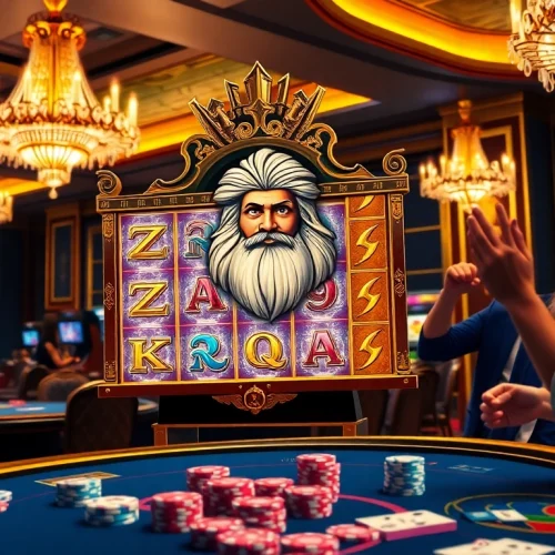 Experience thrilling wins with the slot zeus machine in an exciting casino setting.