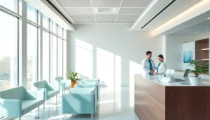 包茎手術 おすすめサービスを提供する専門的な医療クリニックが、温かく招待的な雰囲気を表現している画像。