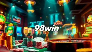 Experience the thrill of 98win trang chủ with immersive gambling action at the casino tables.