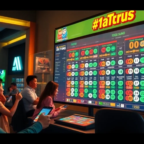 Adegan menarik para pemain yang bertaruh pada sumo togel dalam lingkungan permainan online yang mengundang.