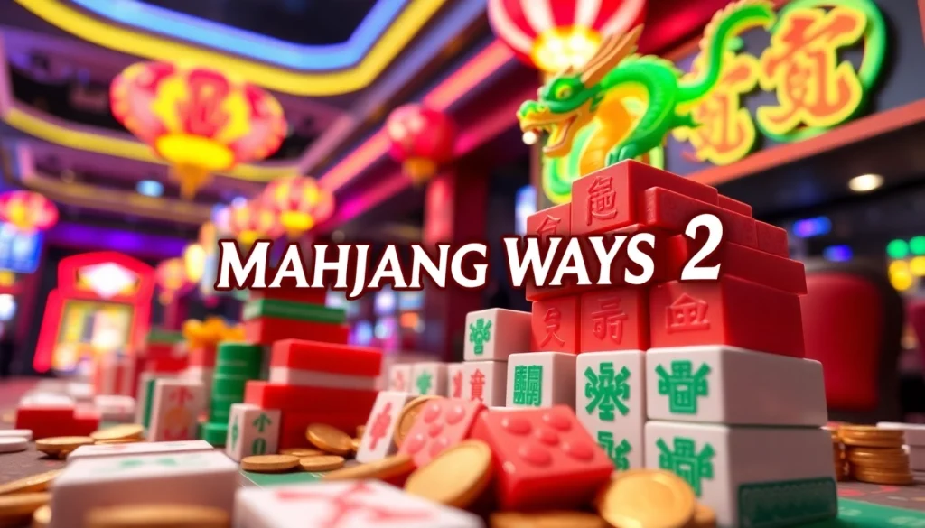 Menampilkan mahjong ways 2 dengan desain yang menarik dan simbol keberuntungan.