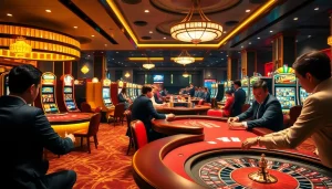 Experience the excitement of gambling at https://mk8th.net/ with luxurious casino scenes filled with action and strategy.