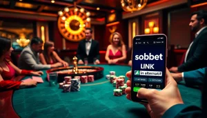 Experience sbobet link alternatif while enjoying a thrilling poker game at a luxurious casino.