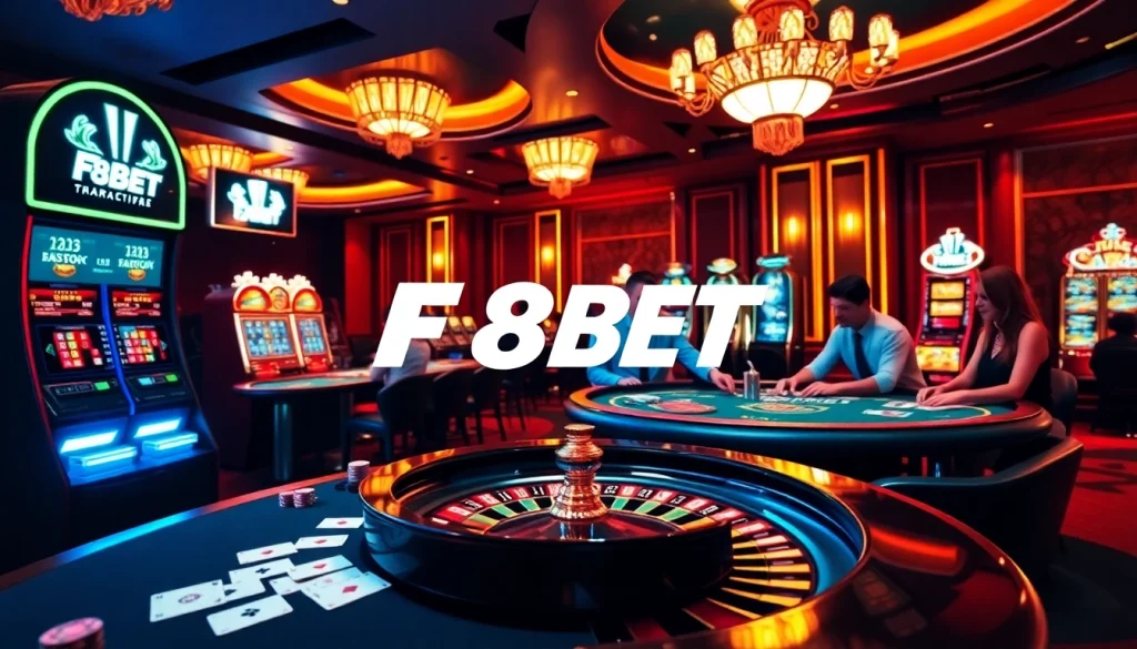 Experience the thrill at F8BET with engaging casino games and a vibrant atmosphere.