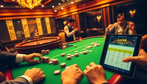 Experience the thrill of luck8 trang chủ with elevated stakes at a professional poker table.