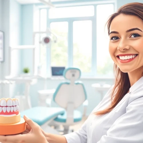 Engaging consultation with an orthodontist near by me in a welcoming dental office setting.