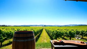 Taste fine wines at Clarksburg wineries while enjoying picturesque vineyard landscapes.
