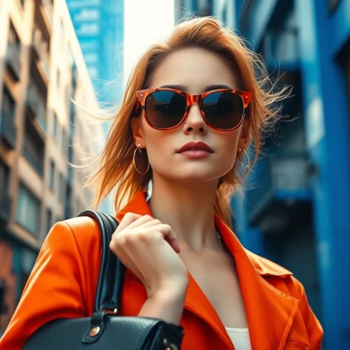 Showcasing the latest Beauty and Style trends, a stylish woman poses in an urban setting.