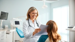 Find the best orthodontist near by me in a friendly dental clinic setting.