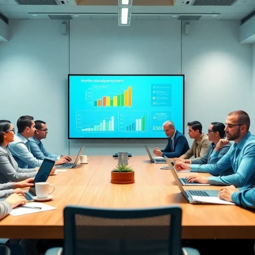 Enhance workforce development strategies through engagement in a collaborative training session.