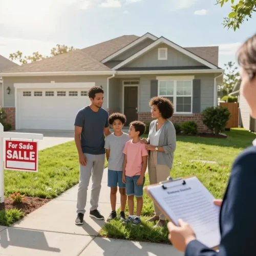 Sell my house today with a friendly cash buyer in a sunny suburban setting.