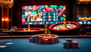 Vivez l'excitation du casino en ligne avec des tables de poker vibrantes et l'excitation de la roulette.