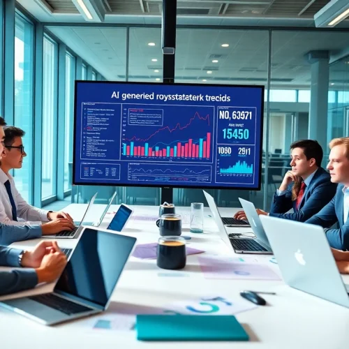 Leverage AI for competitive intelligence by professionals analyzing market insights.