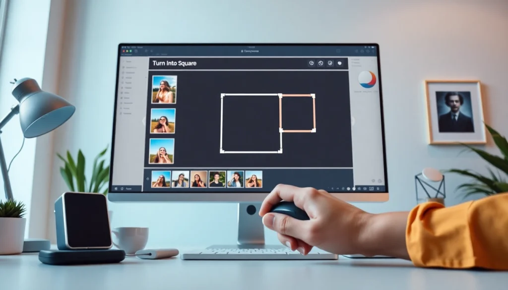 Effortlessly turn image into square with our online photo editor featuring vibrant effects and user-friendly interface.