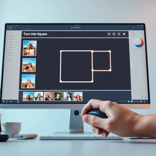 Effortlessly turn image into square with our online photo editor featuring vibrant effects and user-friendly interface.