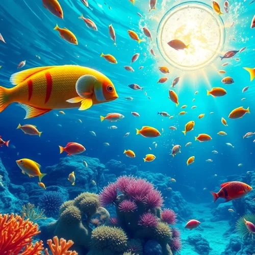 Bắn cá đổi thưởng players engaging with immersive 3D underwater graphics.