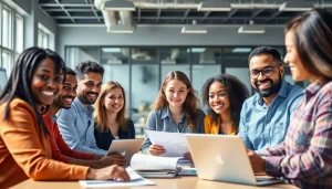 Promoting workforce development through collaborative adult training in a modern facility.