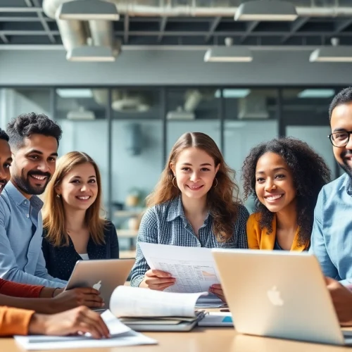 Promoting workforce development through collaborative adult training in a modern facility.