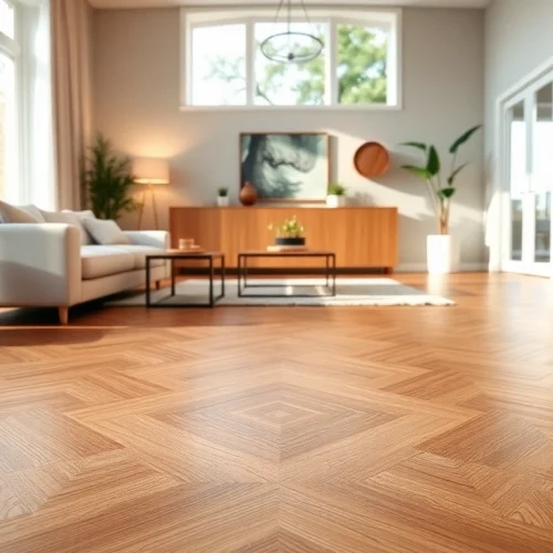 Experience luxurious vinyl flooring in a modern home setting showcasing rich textures and tones.