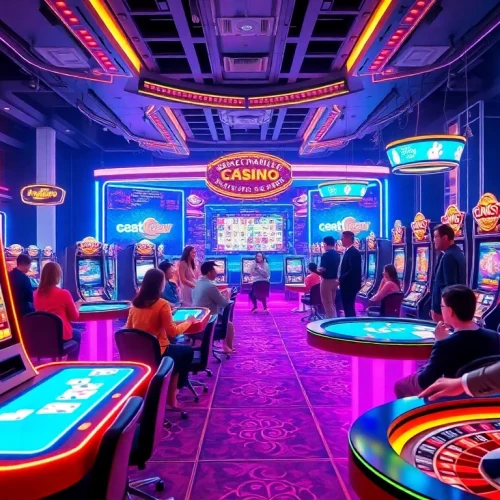 Rasakan sensasi slot server Thailand super gacor dengan permainan kasino yang penuh warna dan pemain yang antusias.