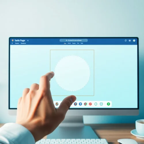 Crop image in circle using an online photo cropping tool with an intuitive interface.