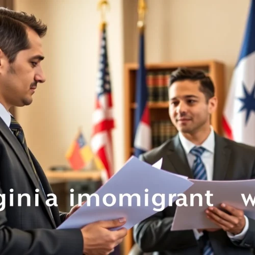 Consultation with Virginia Immigration Lawyers showcasing professional legal support.