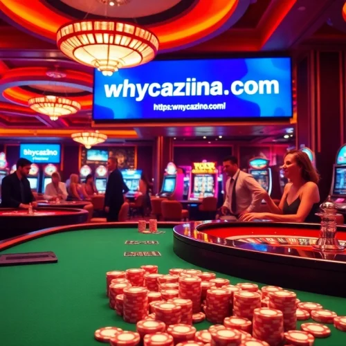Engage in thrilling gameplay at https://whycazino.com/ with vibrant slot machines and roulette tables.