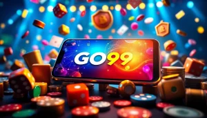 Exciting GO99 platform interface on smartphone, highlighting secure online gaming.