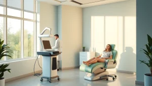 How much does laser tattoo removal cost illustrated in a modern, professional clinic with advanced laser technology and a calm atmosphere.