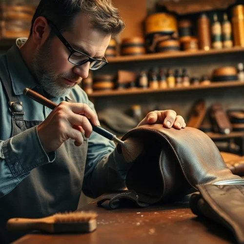 Apply museum-grade leather care techniques on antique leather tooling.