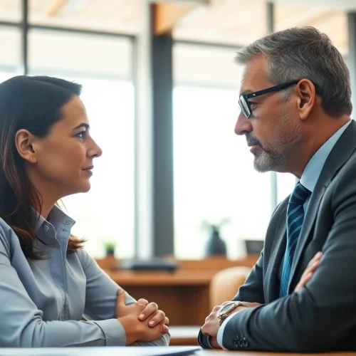 Consulting with a Manassas Personal Injury Lawyer in a professional office setting.