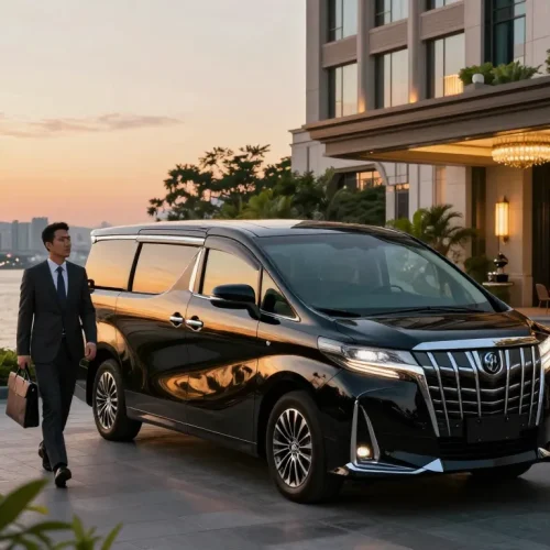 Cho thuê xe Toyota Alphard sang trọng tại Hồ Chí Minh, thể hiện sự tinh tế và thoải mái trong một không gian cao cấp.