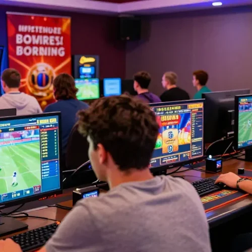 Engaged players at trang chủ shbet online betting platform displaying live sports and casino games.