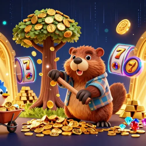 Spin jackpots with vinbet's thrilling gaming, featuring vibrant characters and golden treasures.