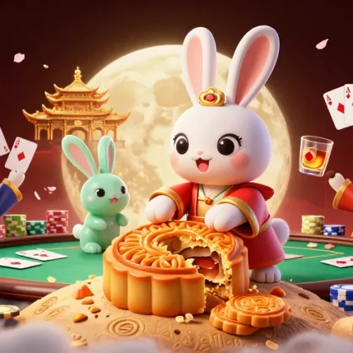 Illustration dynamique d'un casino en ligne le plus payant avec des éléments de jeu et des personnages en action.