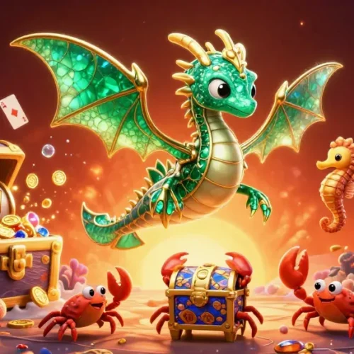 Spin to win with colek 77 slots and treasure hunting underwater treasures.