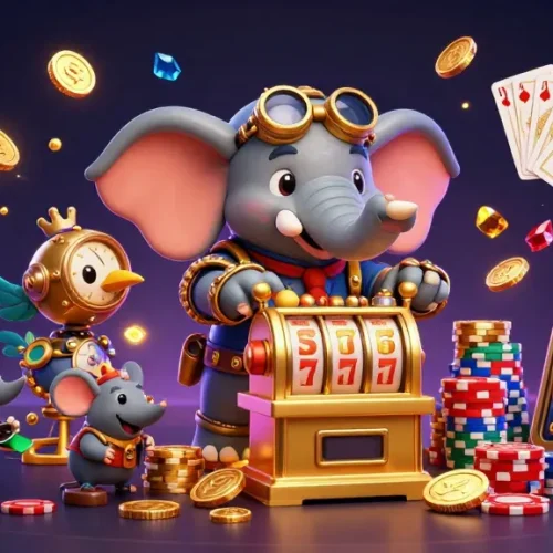 Bettors enjoy parlay betting as stacked poker chips and sparkling gems highlight the excitement of the game.